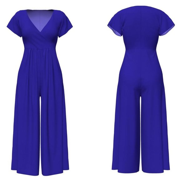 Pants - NWOT - Women’s Cropped Gaucho Pant Jumpsuit